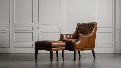 classic armchair in a room