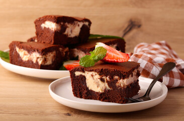 Cream cheese brownie bars