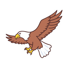 eagle soaring vector icon, eagle soaring vector illustration - simple illustration of eagle soaring, perfect for logos, and eagle soaring -themed designs.