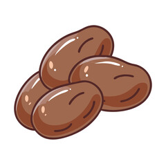 chocolate covered almonds icon