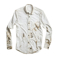 Dirty White Long Sleeve Shirt: A Study in Stains and Wear