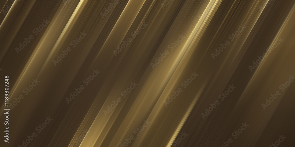 Poster modern golden gradient geometric shape background with dynamic light speed lines abstract