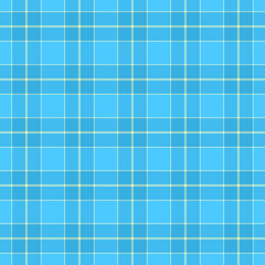 Plaid with twill weave repeat pattern in blue.Gingham seamless pattern with stripes.Checkered tartan Geometric graphic vector illustration background for fabric and prints.