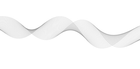 Curved stroke lines abstract vector lines background texture digital drawing