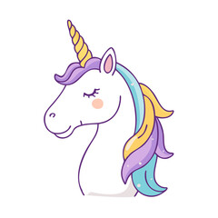 unicorn vector icon, unicorn vector illustration - simple illustration of unicorn, perfect for logos, and unicorn -themed designs.