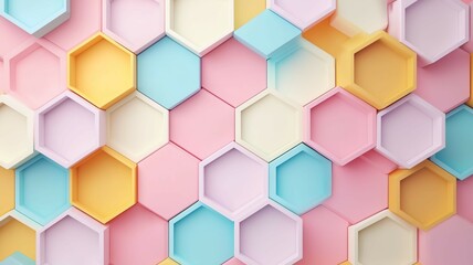 六角形の背景画像