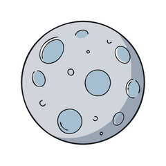 full moon vector icon, full moon vector illustration - simple illustration of full moon, perfect for logos, and full moon - themed designs.