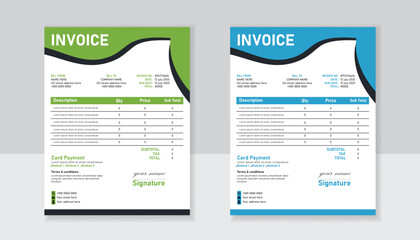 Stylish Editable Invoice Template for Branding