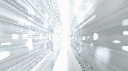 Obraz premium Abstract White and Gray Background with Bokeh Lights and Lines