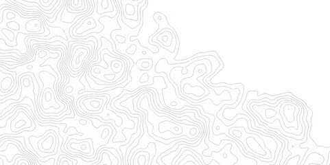 Abstract minimal The pattern discovery vector topo map creative discovery White wave grid stripe line map topography. vector geographic contour mounted map background.