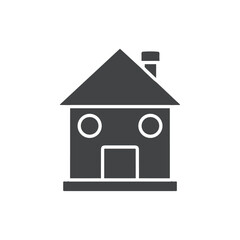 house icon Flat logo set collection