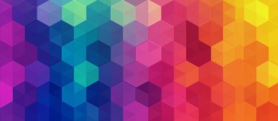 六角形の背景画像