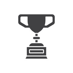 trophy icon Flat logo set collection