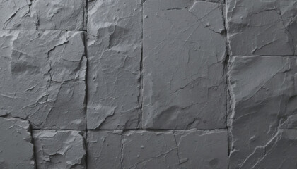 Close-Up of Rough Textured Stone Wall with Visible Cracks