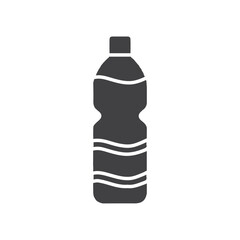 water bottle icon Flat logo set collection