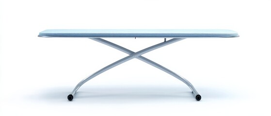 an ironing board on a white background