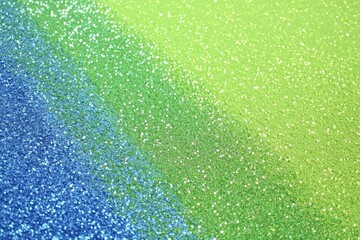 A neon gradient from electric blue to neon green with a coarse grain, ideal for a retro, 80s-inspired design.