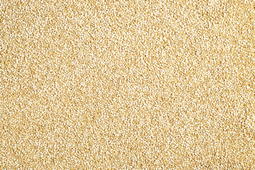 Macrophotography of raw quinoa grains
