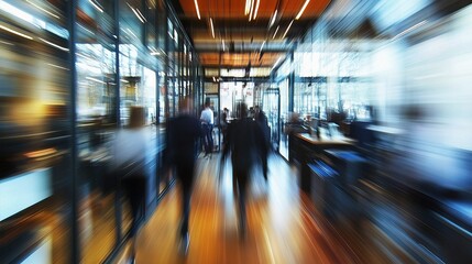 Dynamic Team Collaboration in a Modern Office Space