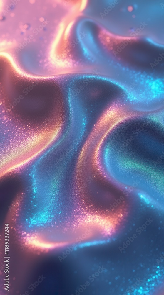 Poster abstract iridescent background design