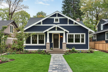 Beautiful, Newly Built Luxury Home Exterior 
