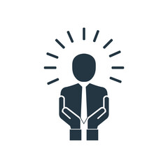 customer care icon. Simple element illustration. customer care concept symbol design. Can be used for web and mobile.