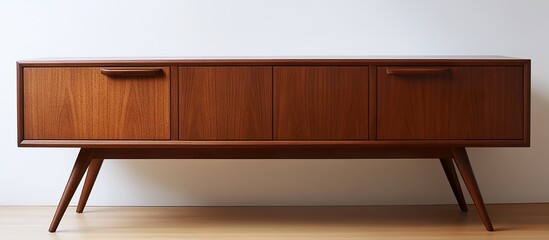 Mid-century modern sideboard in rich mahogany.  Clean lines and simple design make this a timeless piece.