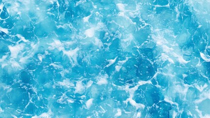 Close-Up Photo: Vibrantly Sparkling Ocean Water Texture During Sunny Day. AI Generated
