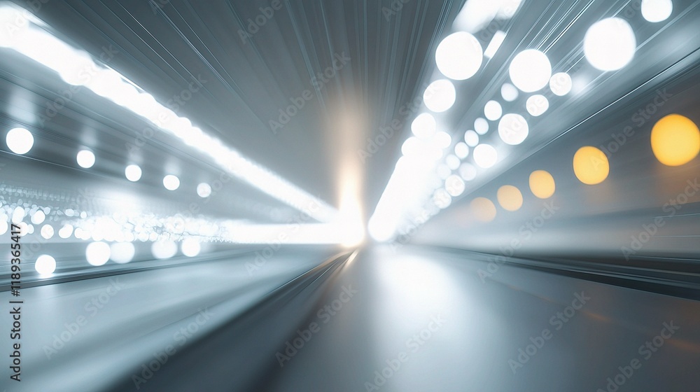 Aufkleber abstract gray background with bokeh lights and motion effects