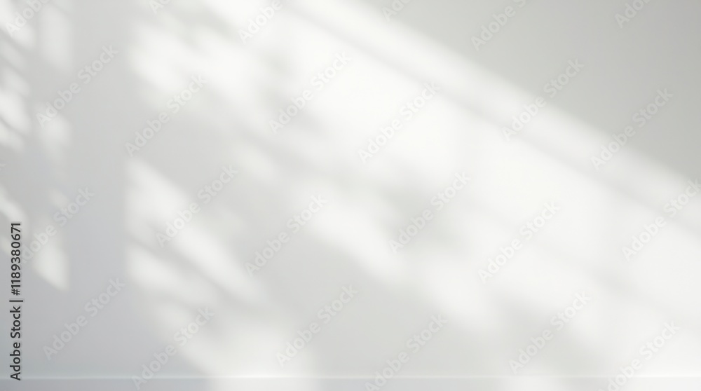 Poster blurred overlay effect for photo and mockups. wall texture with organic drop diagonal shadow