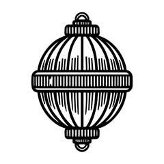 Simple Vector Icon of a Buoyancy Control Device – Logo Design Illustration