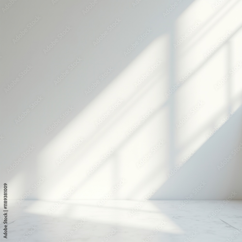Poster blurred overlay effect for photo and mockups. wall texture with organic drop diagonal shadow