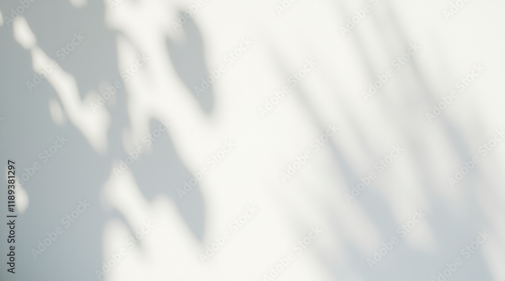 Poster blurred overlay effect for photo and mockups. wall texture with organic drop diagonal shadow