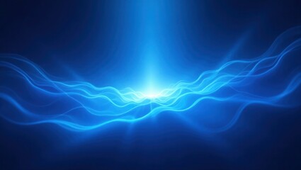 Bright blue abstract background with mesh