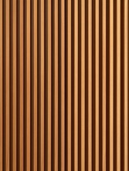 Wooden wall with vertical slats in warm tones creating a modern texture
