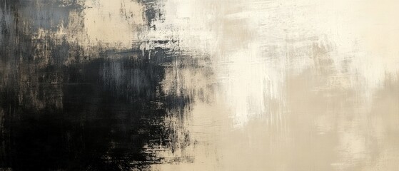 Obraz premium abstract art with black and tan strokes