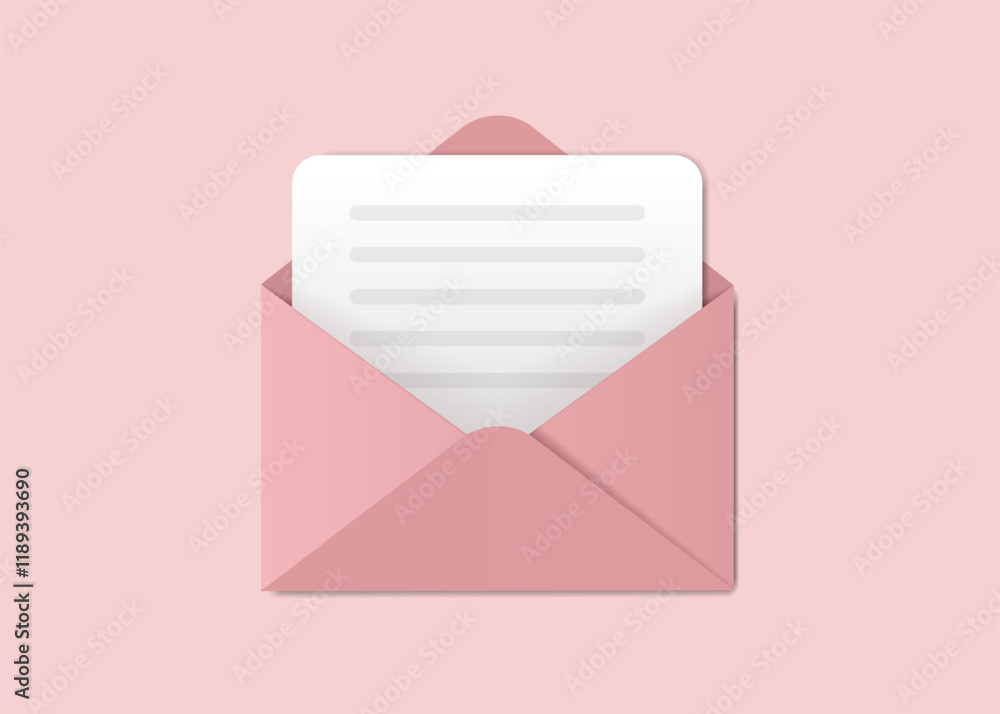 Aufkleber new message notification concept on realistic smartphone mockup. new email pop up. incoming, open me