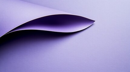 Abstract Purple Paper Curl Design Background
