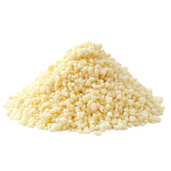 Close-Up View of a Heap of Creamy Semolina Granules, Ideal for Baking and Cooking