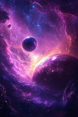 planet in space