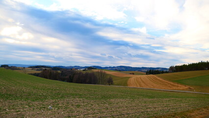 Felder in Winterruhe, Bucklige Welt