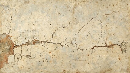 Obraz premium Aged oil painting with cracked surface and faded earthy tones showcasing timeless artistry