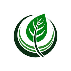 green leaf logo