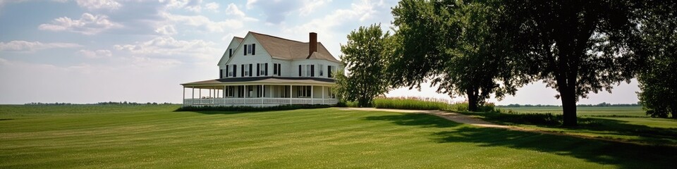 Vibrant Photography of the Field of Dreams Movie Set in Dyersville, Iowa - A Slice of American Heartland