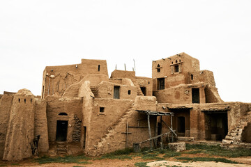 Panorama of Sarai-Batu. An ancient city, the capital of the Golden Horde. Astrakhan region. Russia