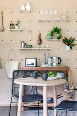 table and chairs at home 