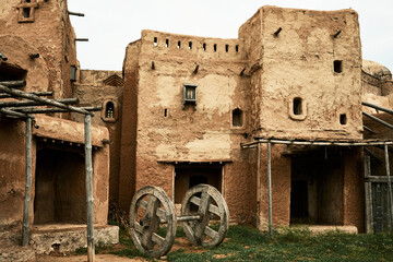 Panorama of Sarai-Batu. An ancient city, the capital of the Golden Horde. Astrakhan region. Russia