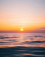 Obraz premium sunset over the sea