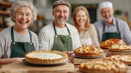 Team of Pastry Chefs Preparing Pies for British Pie Week 1