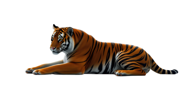 Leopard isolated on transparent background